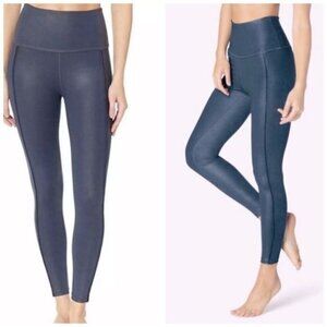 Beyond Yoga Ride It High Rise Faux Leather Leggings Size XL